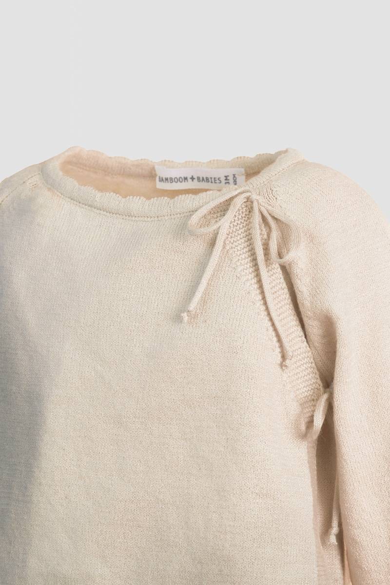 bamboom-maglia-apertura-incrociata-bimba-water-pink-67 image 3