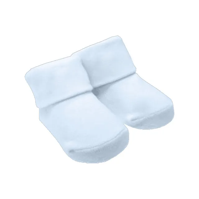 nanan-calzini-azzurri-tinta-unita-in-cotone-neonato image 1