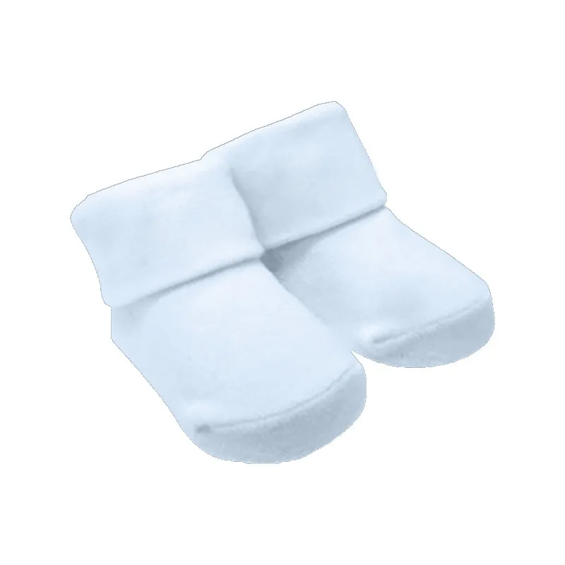 nanan-calzini-azzurri-tinta-unita-in-cotone-neonato image 1