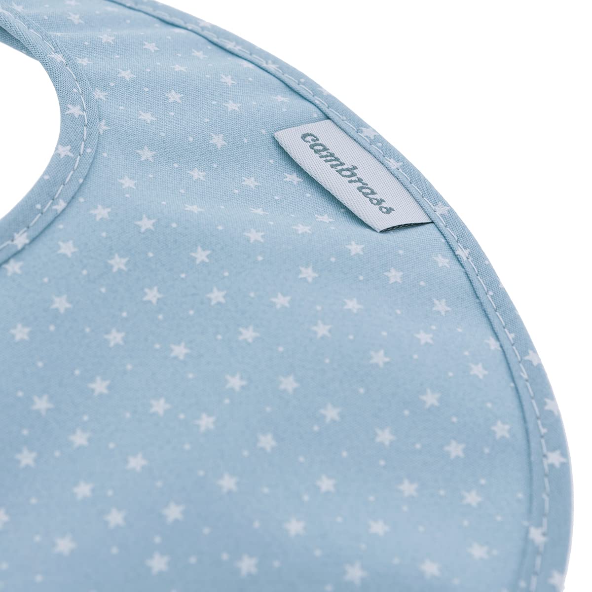 cambrass-bavetta-rotonda-velcro-forest-azzurro-16x19x1-cm image 3