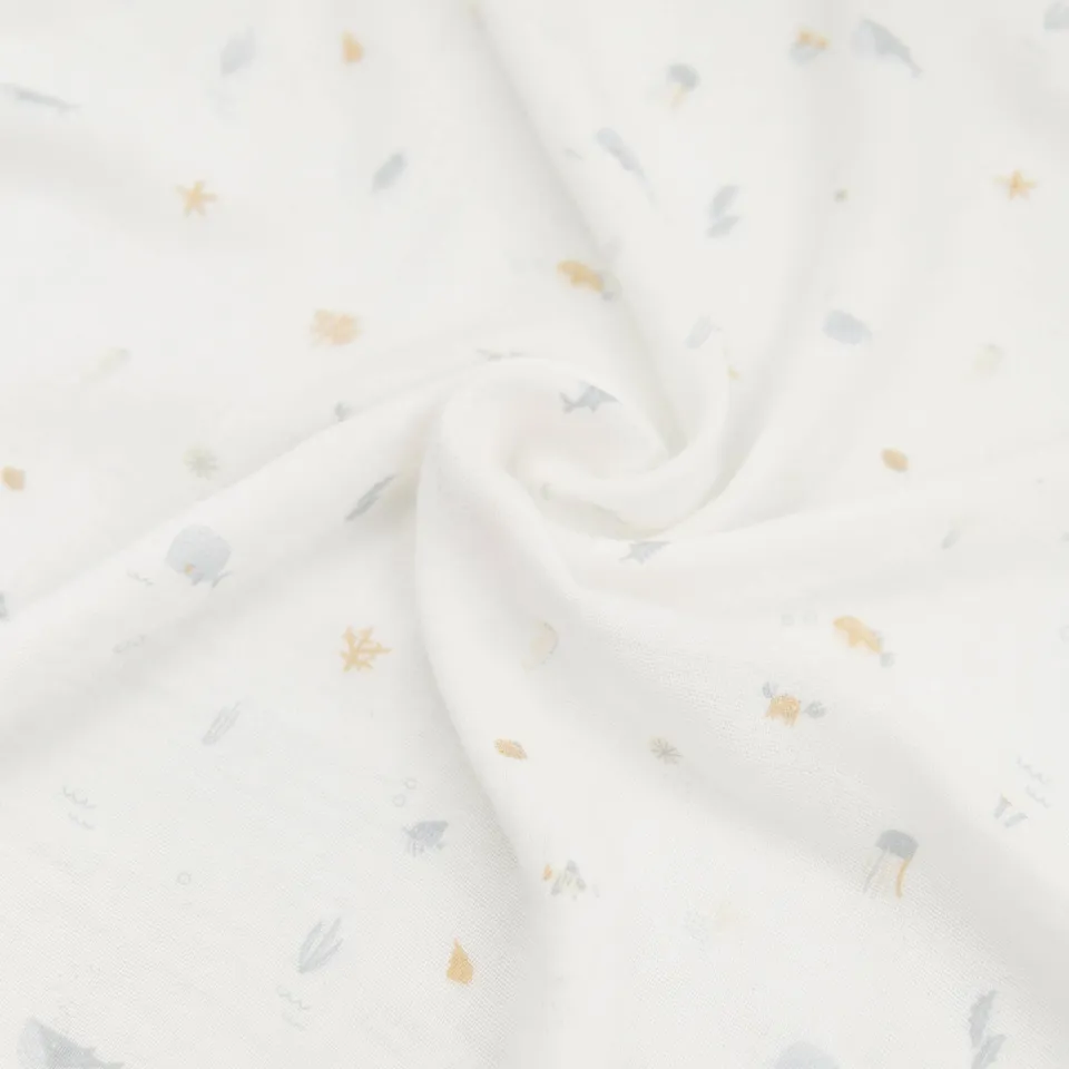 bamboom-swaddle-xl-120x120-cm-print-sealife-326-mussola-bamb image 1