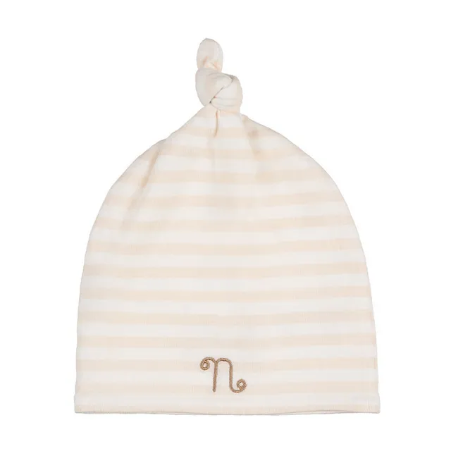 nanan-berretta-beige-con-nodino-a-righe image 1