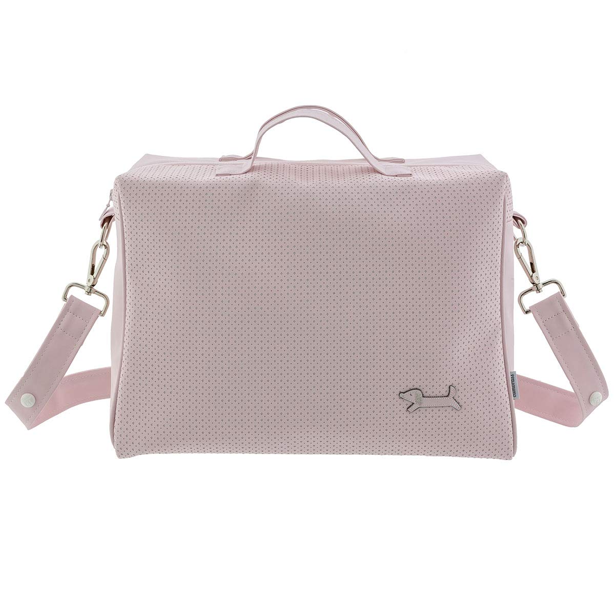 cambrass-tabela-paris-pink-borsa-maternit-16x41-5x29-cm-con-ganci-passeggino image 1
