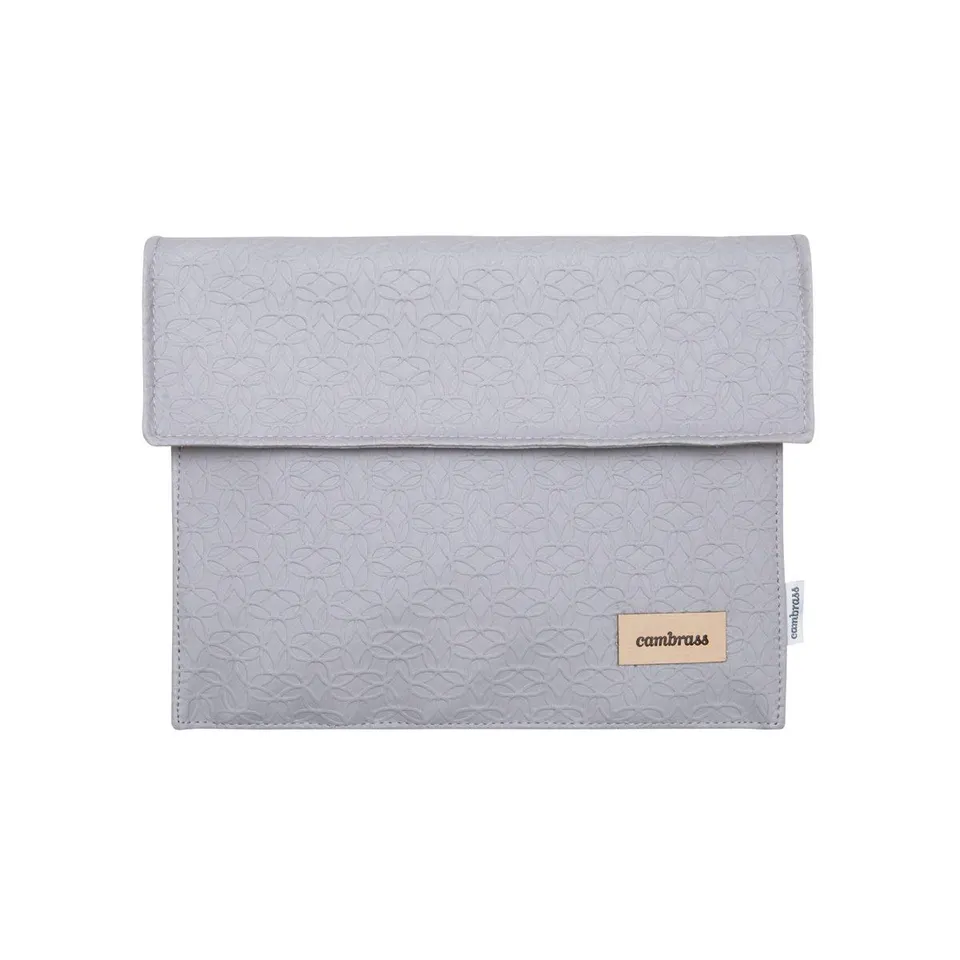 cambrass-luxy-43143-portadocumenti-neonato-3x17x25-cm-grigio image 1