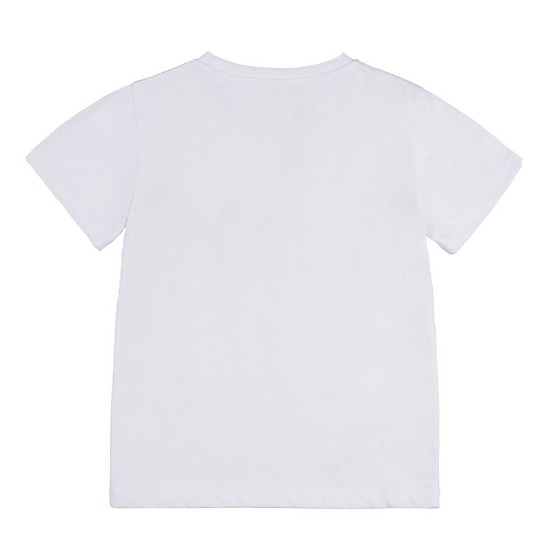 nanan-t-shirt-bianca-mezza-manica-con-barca image 2