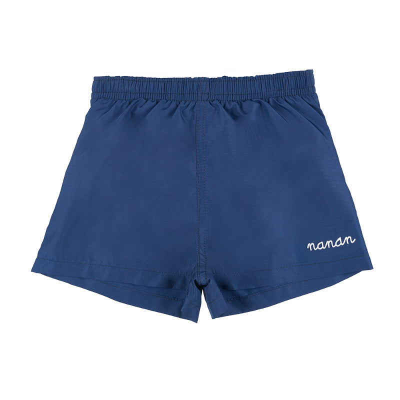nanan-boxer-bermuda-mare-tinta-unita-con-elastico image 1