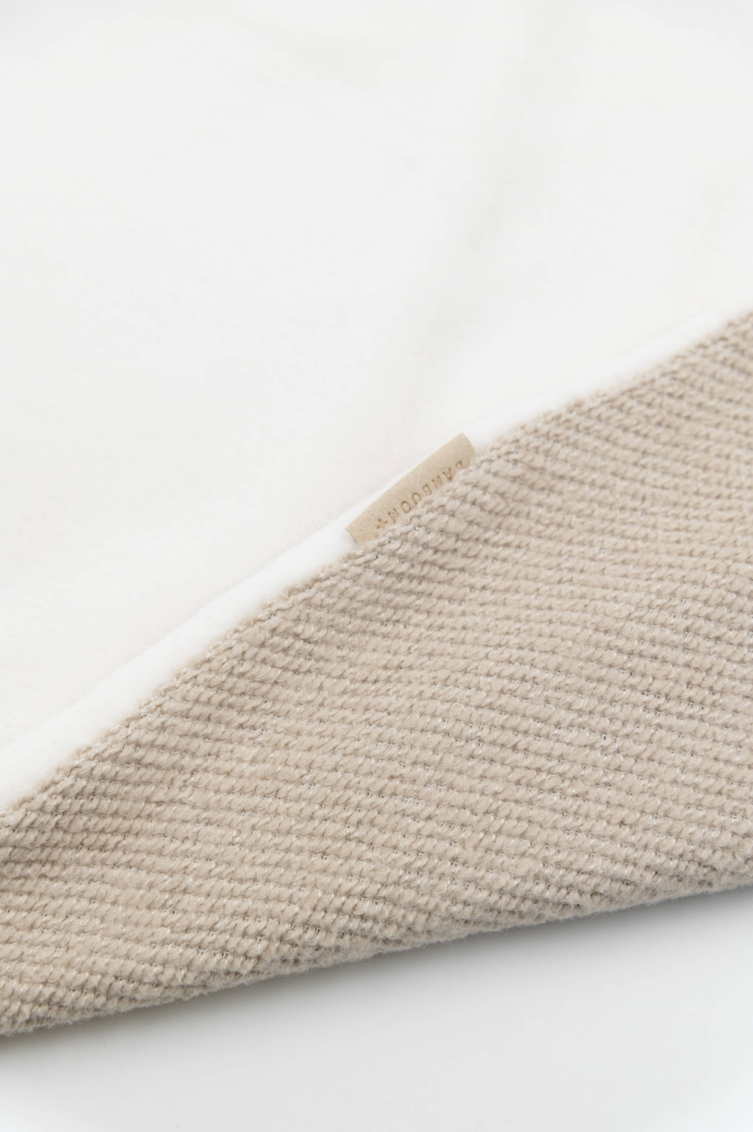 bamboom-copertina-culla-brushed-peluche-melange-sand-181 image 3