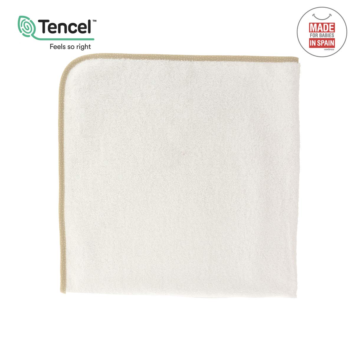 cambrass-accappatoio-mantellina-neonato-100x100-cm-beige-cielo image 3