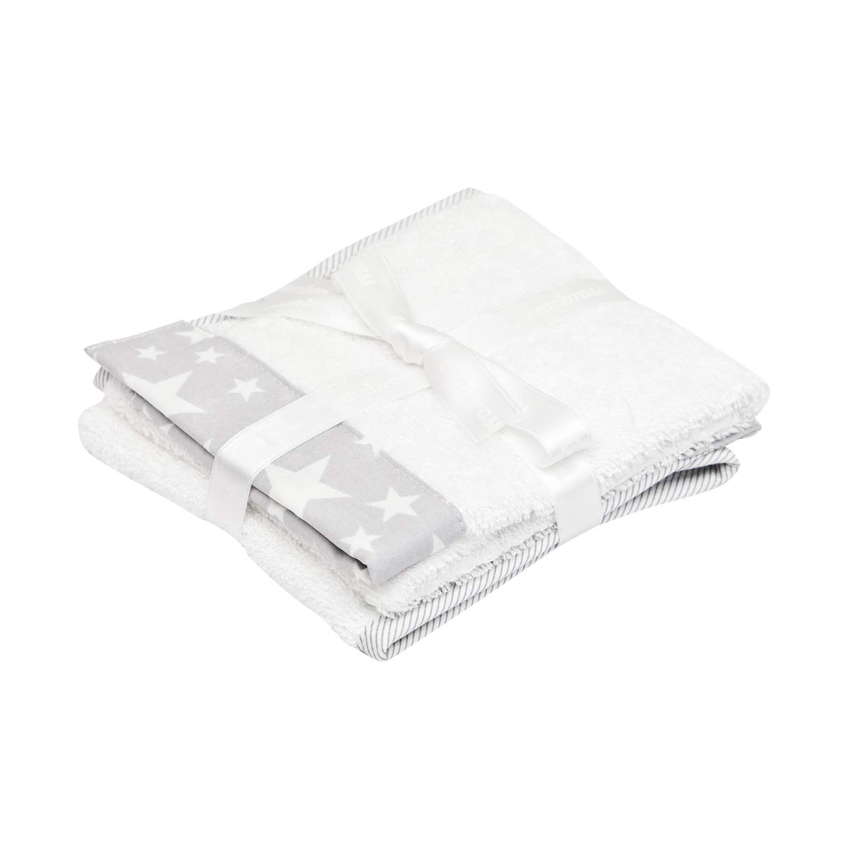 cambrass-star-set-di-2-asciugamani-25-x-35-cm-grigio image 1