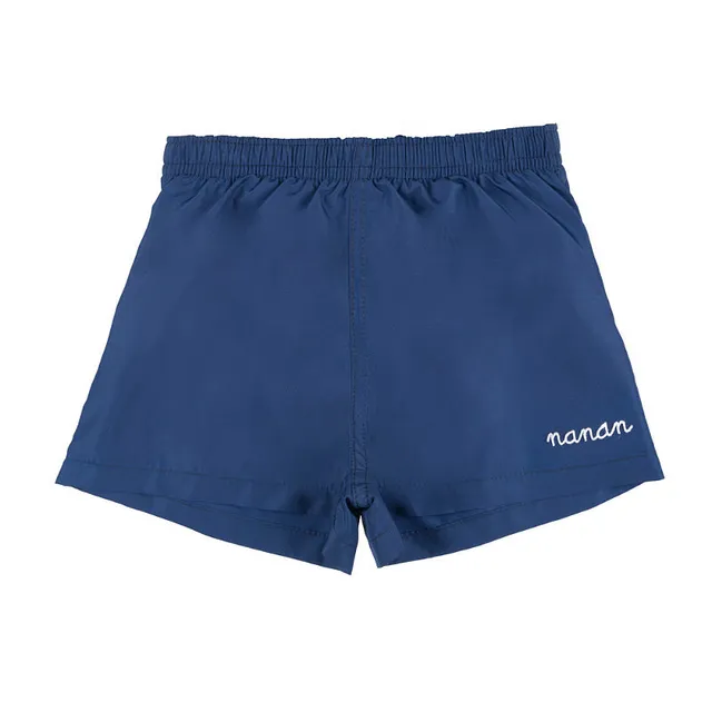 nanan-boxer-bermuda-mare-tinta-unita-con-elastico image 1