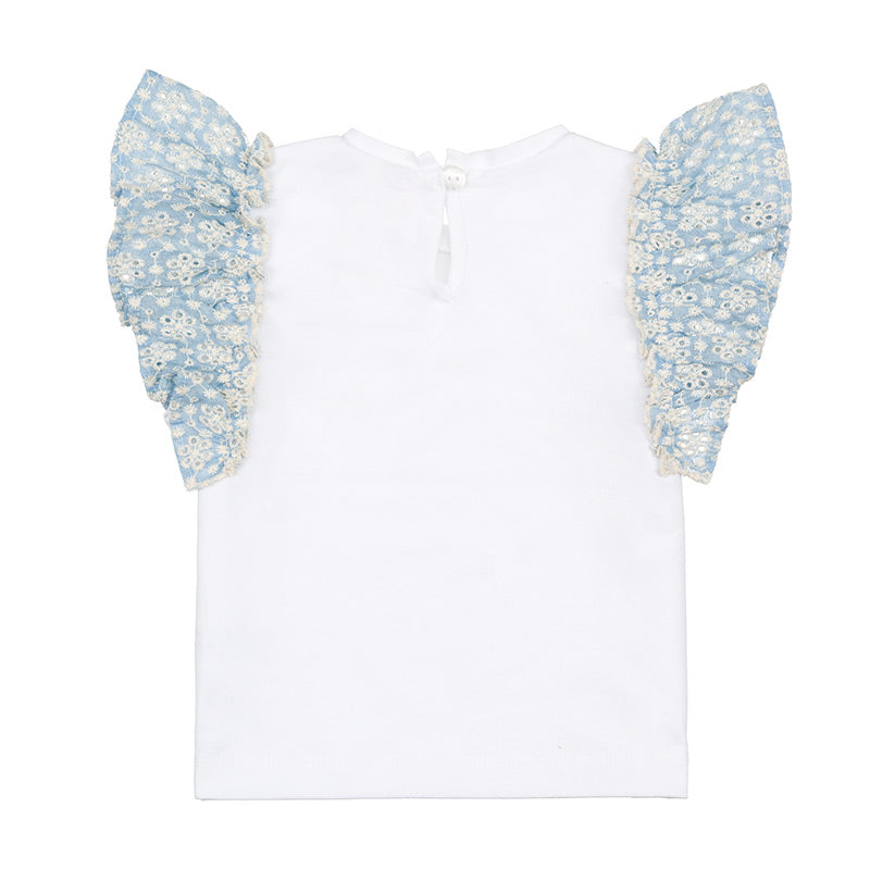 nanan-t-shirt-azzurra-con-frappa-in-sangallo-senza-maniche image 2