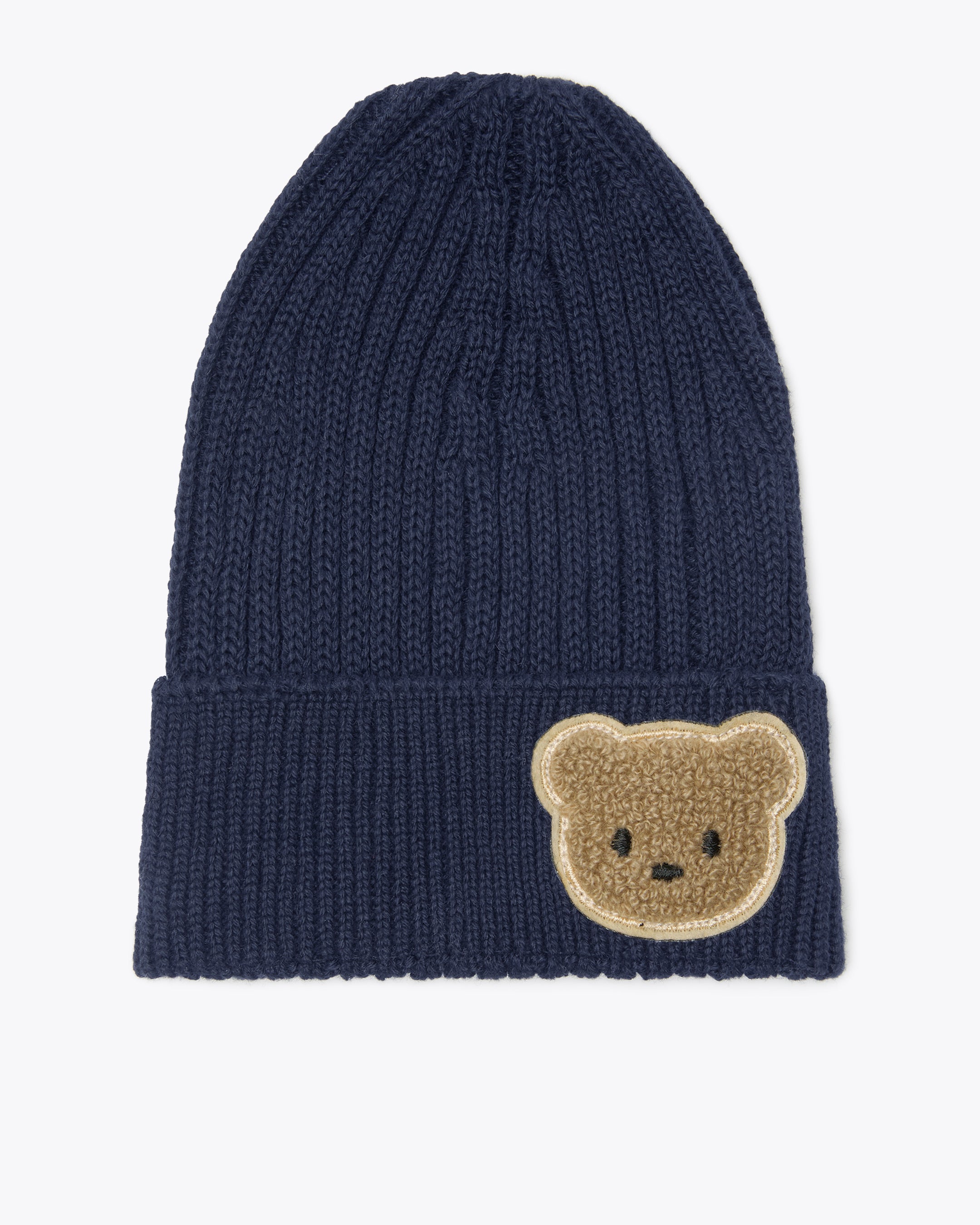 nanan-cappello-blu-in-filo-con-applicazione-tato image 1