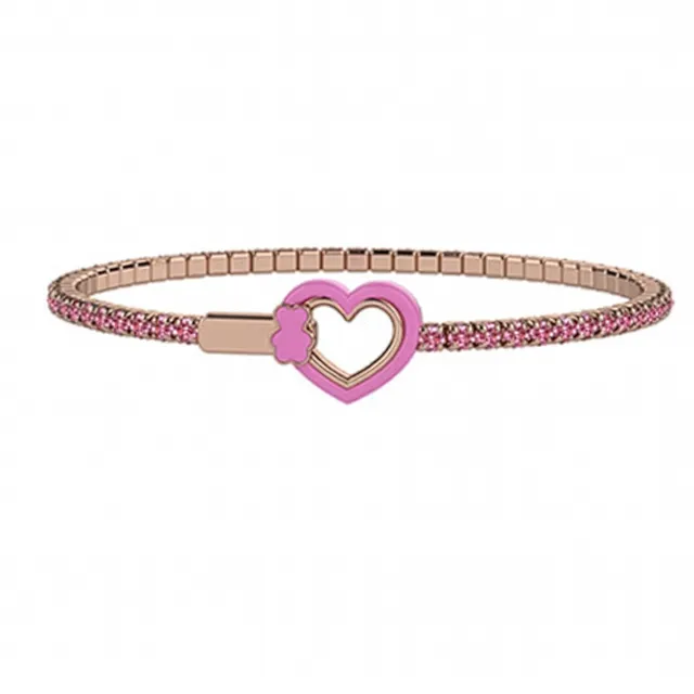 nanan-bijou-bracciale-tennis-mamma-cuore-rosa-tato image 1