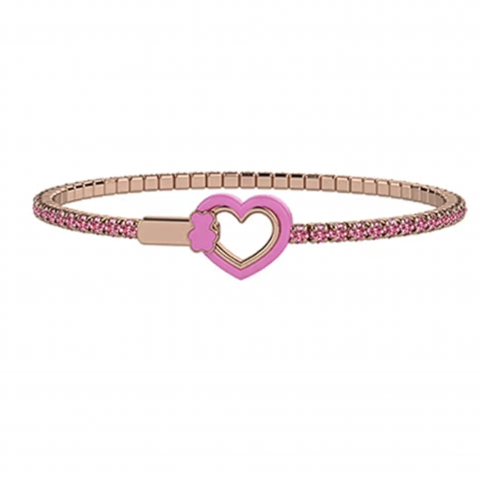 nanan-bijou-bracciale-tennis-mamma-cuore-rosa-tato image 1