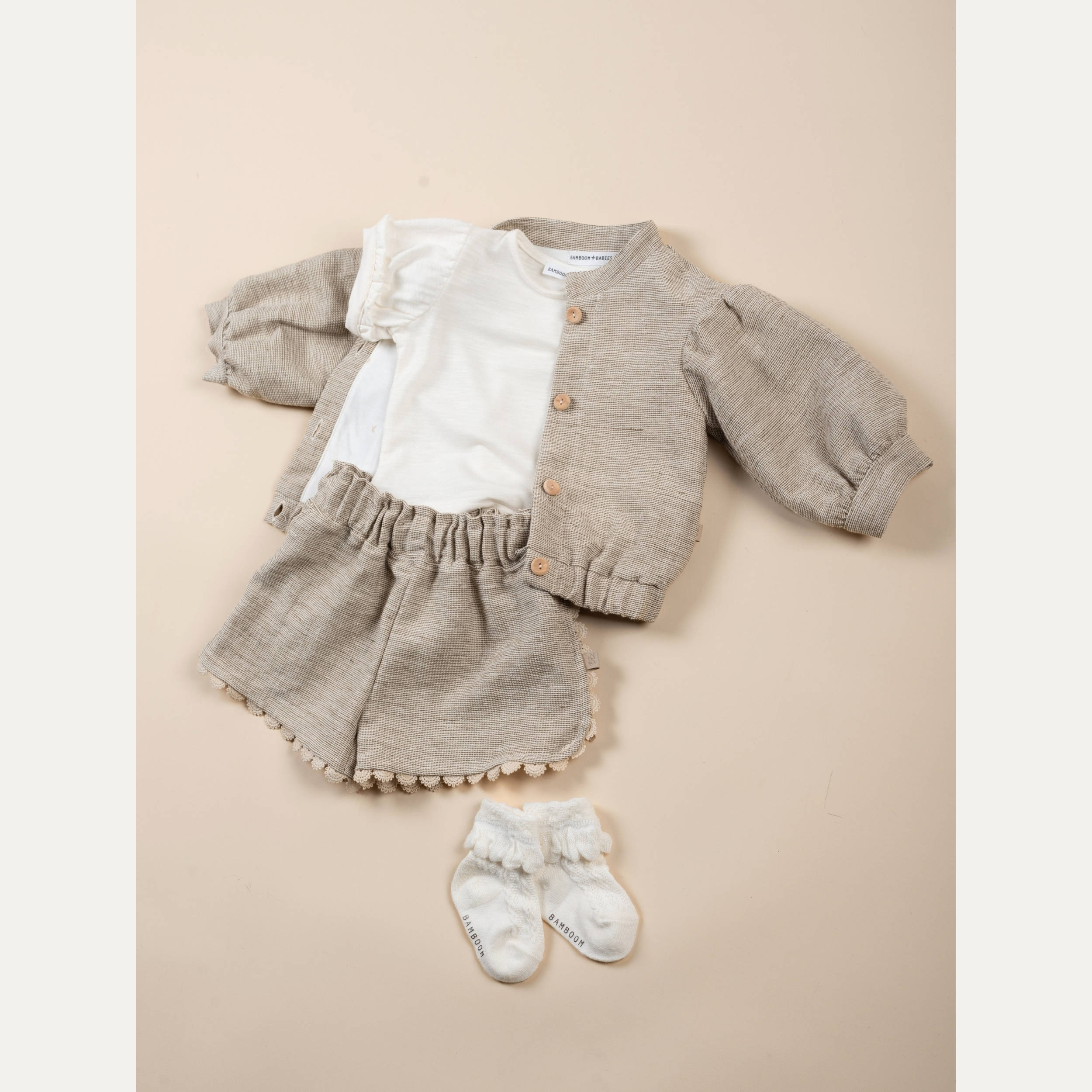 bamboom-short-bimba-con-bordino-mustard-270 image 2