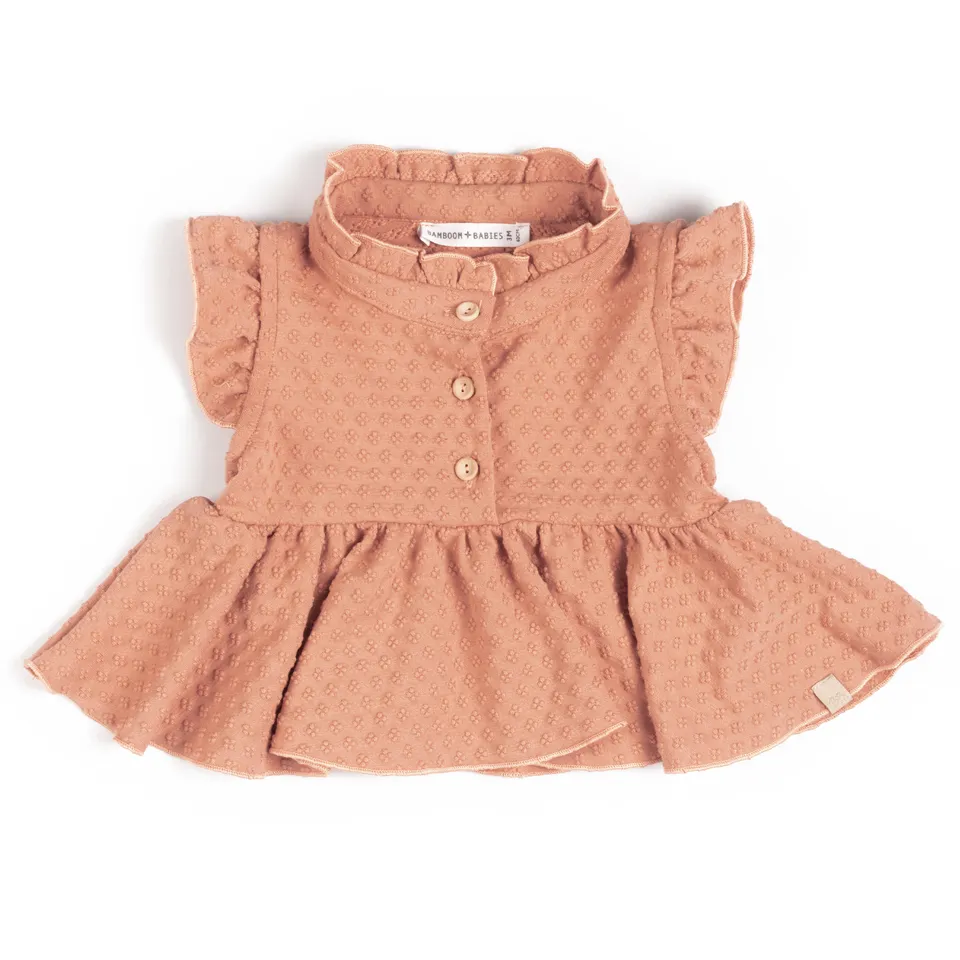 bamboom-camicia-dots-coral-276-camicia-bimba image 1