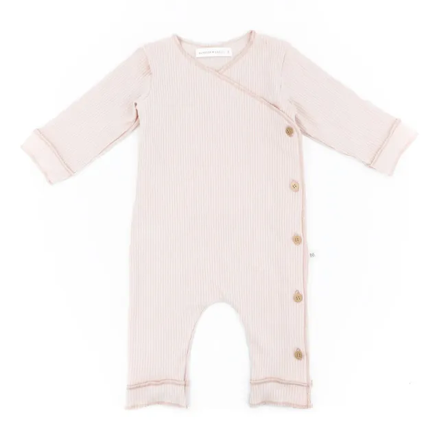 bamboom-tutina-pure-estivo-rosa-04-con-bottoni-legno image 1