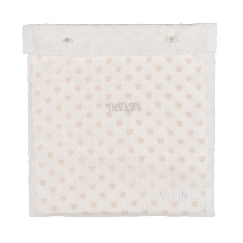 nanan-mussola-all-over-beige-120x120-cm-in-cotone-organico image 2