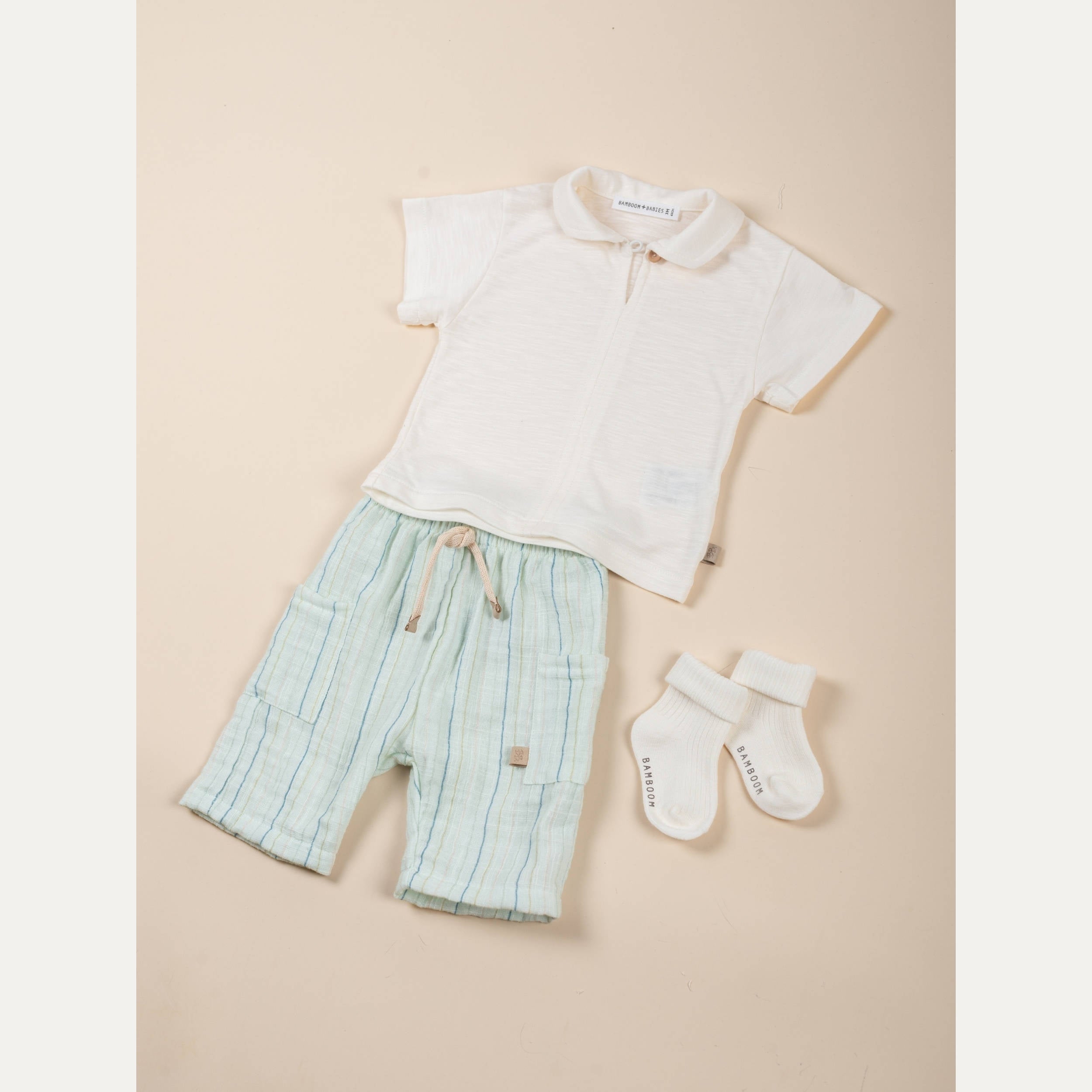 bamboom-pants-lino-look-stripe-white-blu-272 image 2