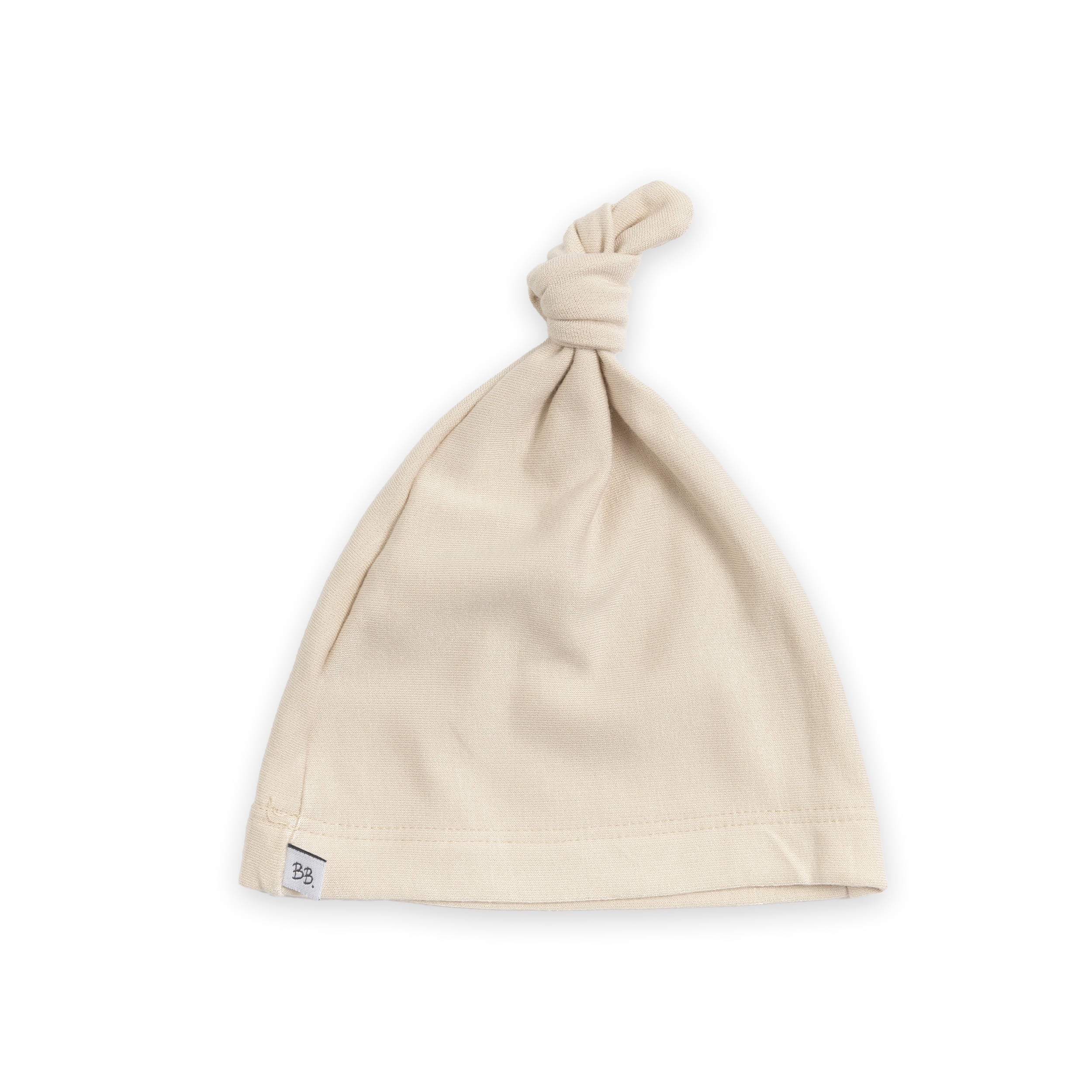 bamboom-cappellino-neonato-con-nodo-pure-light-khaki-527 image 1