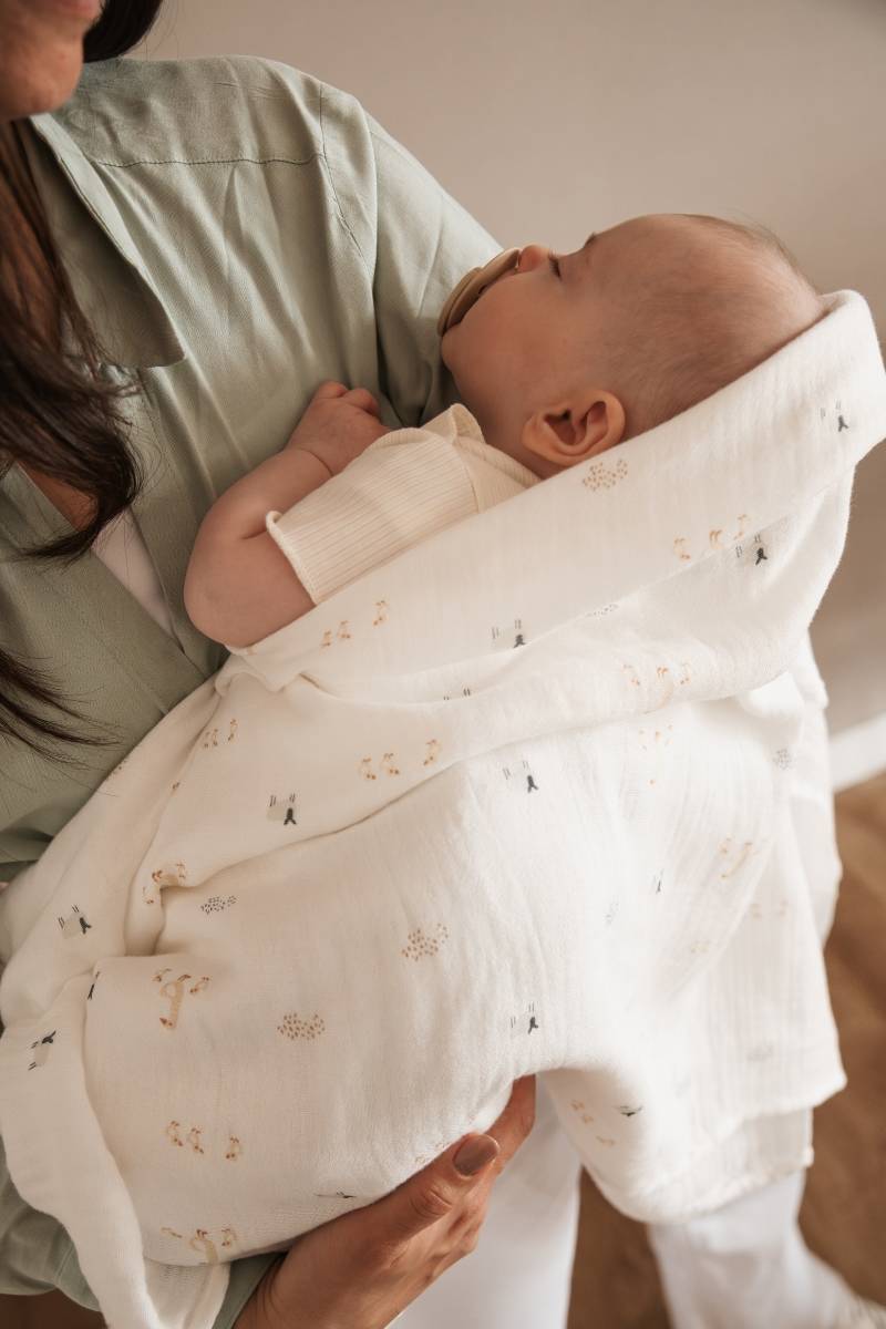 bamboom-swaddle-xl-singolo-120x120cm-farm-buddies-135-in-mussola-di-bamb image 3