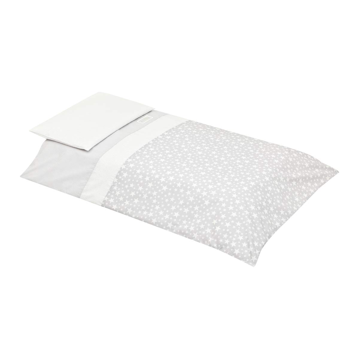 cambrass-35062-star-gray-copripiumino-federa-culla-100x140-cm image 1