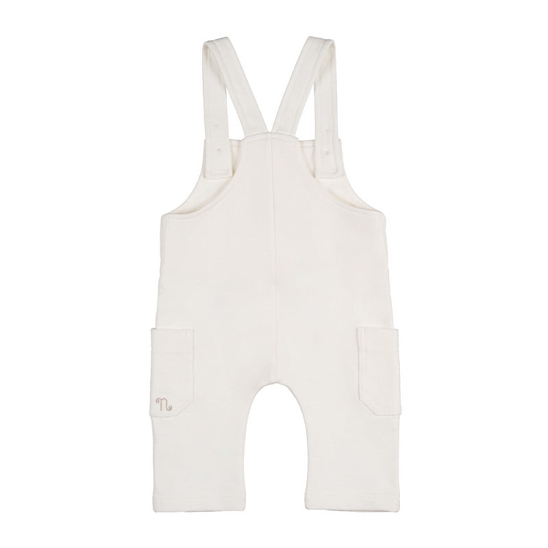 nanan-salopette-off-white-in-cotone-con-bretelle image 3