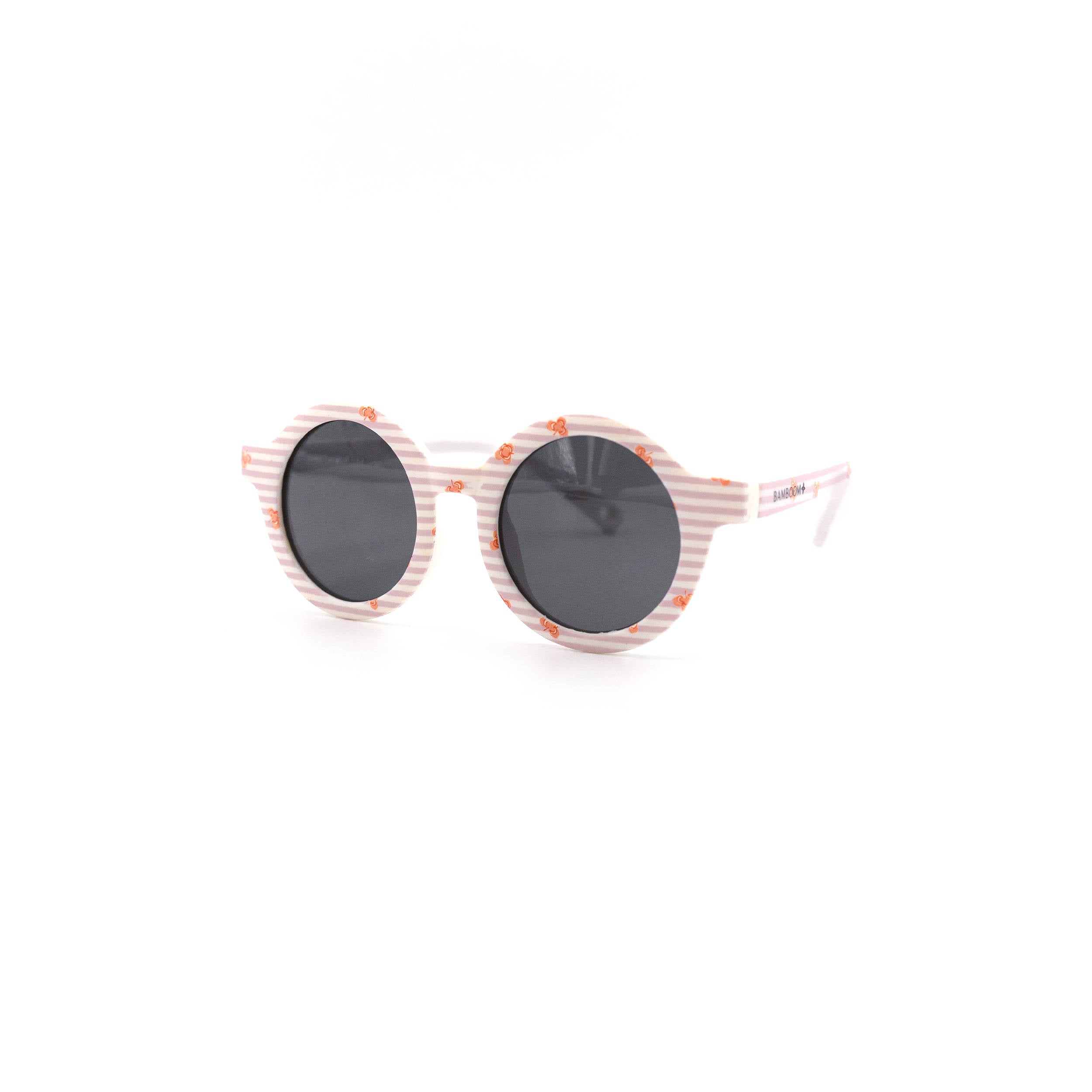 bamboom-occhiali-da-sole-bimbi-400uv-stripe-and-leaves-433-tondi image 1