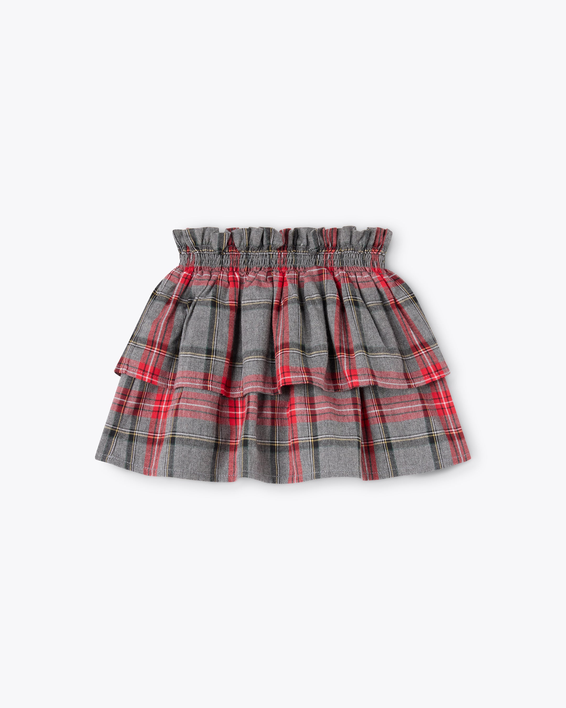 nanan-gonnellina-scozzese-grigio-e-rosso-a-balze image 2