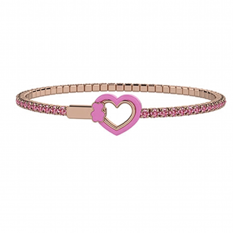 nanan-bijou-bracciale-tennis-mamma-cuore-rosa-tato image 1