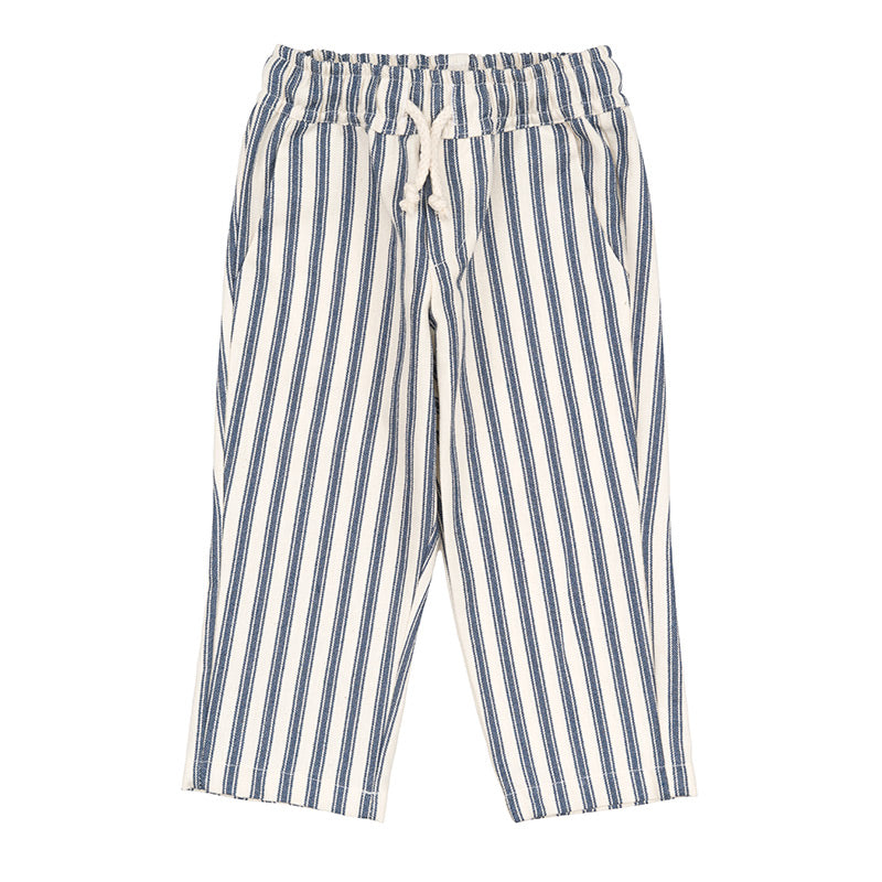 nanan-navy-pantalone-a-righe-elegante-bimbo image 1