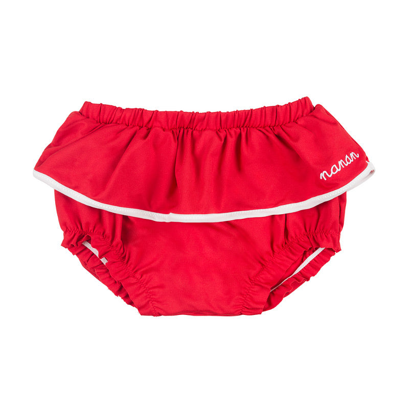 nanan-costume-2-pezzi-bimba-con-balze-e-rifiniture-a-contrasto image 3