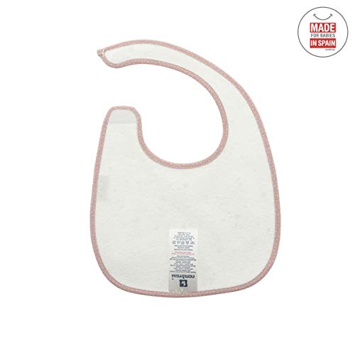 bavaglino-quadrato-con-velcro-cambrass-sky-rosa-stella-20x26-cm image 8