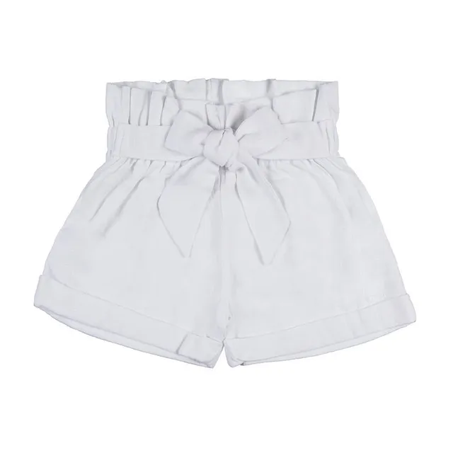 nanan-shorts-misto-lino-con-frappa-e-cintura-fiocco image 1