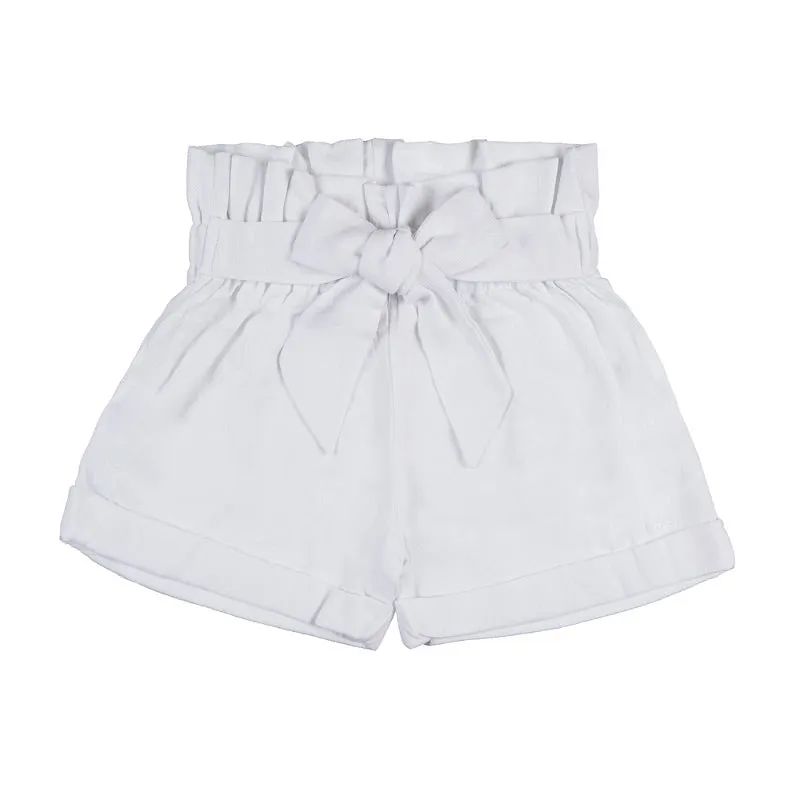 nanan-shorts-misto-lino-con-frappa-e-cintura-fiocco image 1