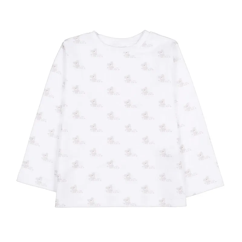 nanan-pigiama-girocollo-beige-orsetto-all-over image 1