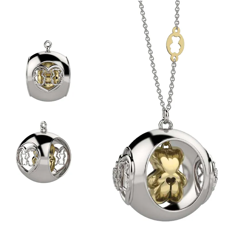 nanan-bijou-chiama-angeli-family-con-orsetto-in-argento-925 image 1