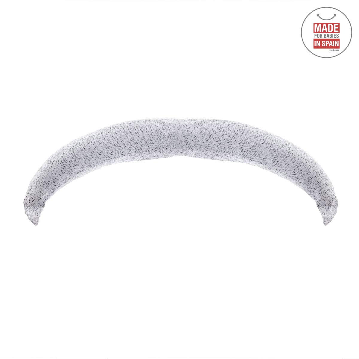 cambrass-moon-cuscino-allattamento-e-gravidanza-80x185x16-cm-grigio-leone image 3