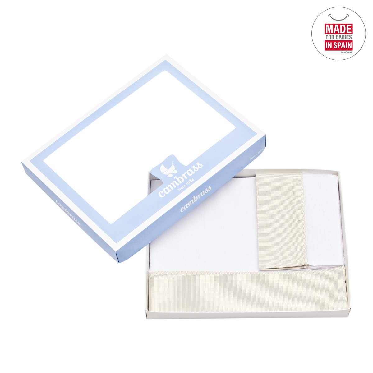 cambrass-35120-completo-cestone-3-pezzi-80x120-cm-beige-star image 2