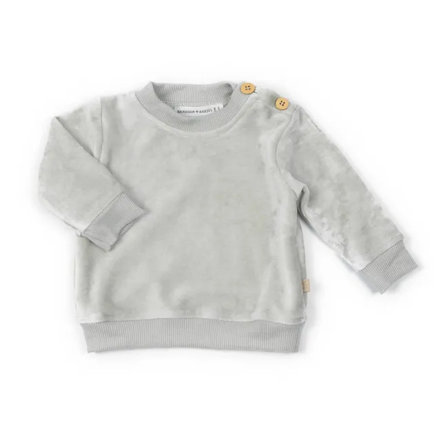 bamboom-maglia-velluto-manica-lunga-grigio-ghiaccio-27 image 1