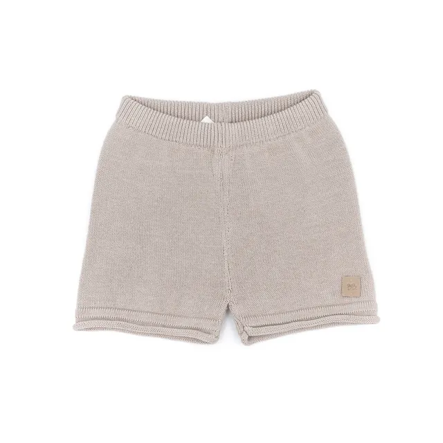 bamboom-pantalone-corto-knitted-cammello-33-neonato image 1