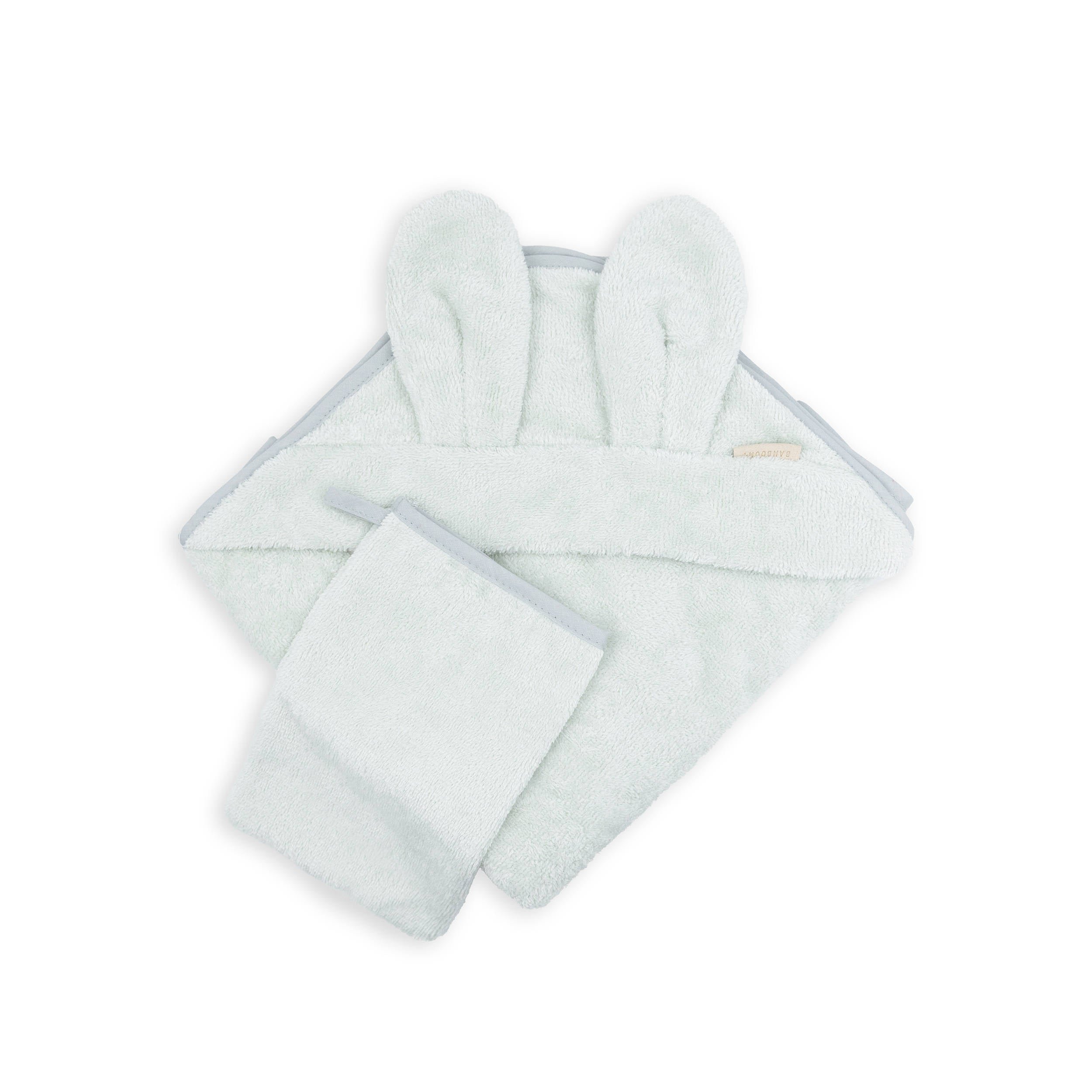 bamboom-asciugamano-neonato-con-orecchie-guanto-sky-grey-352 image 1