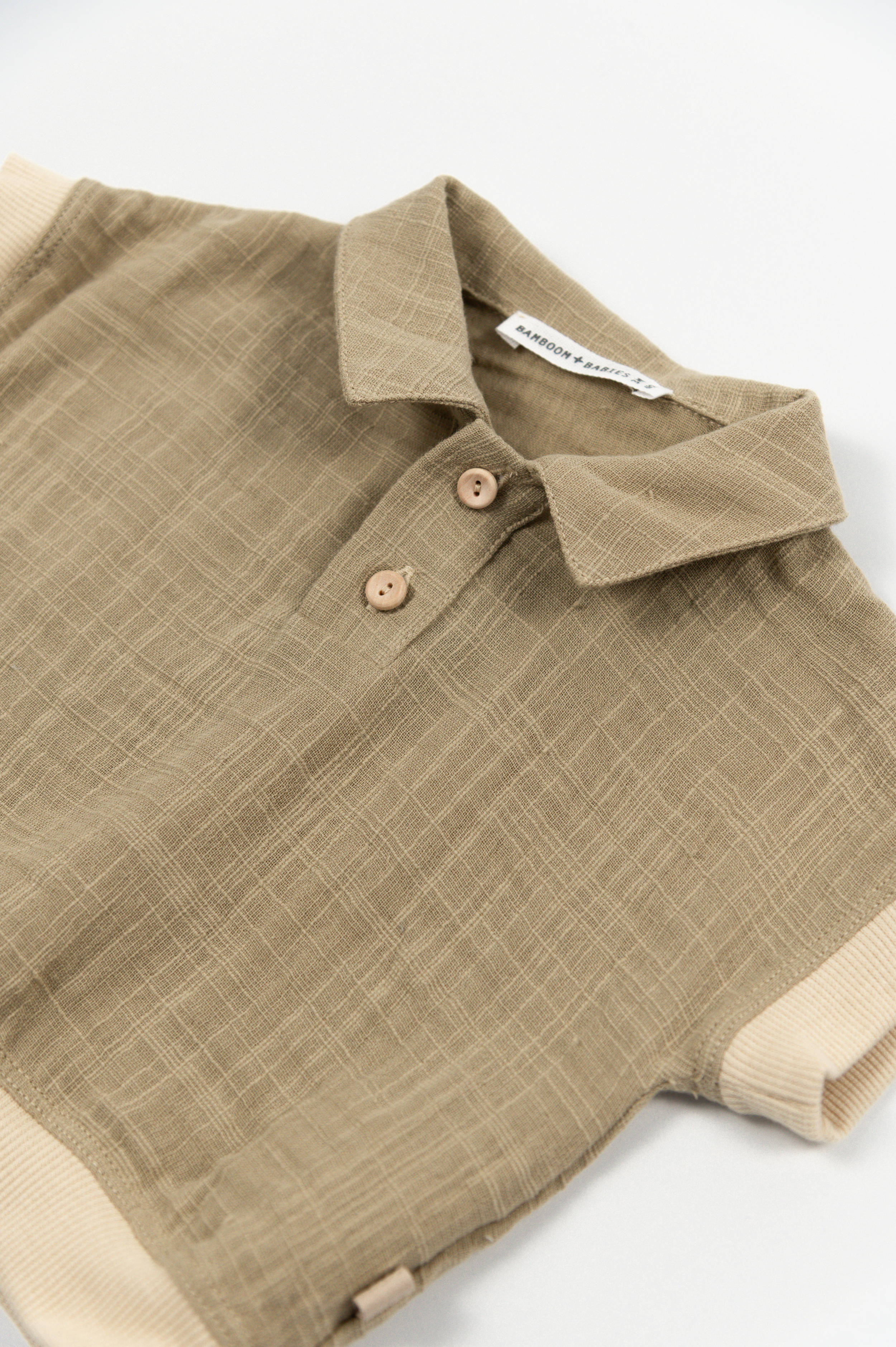 bamboom-polo-bimbo-mustard-270-polo-cotone-effetto-lino image 2