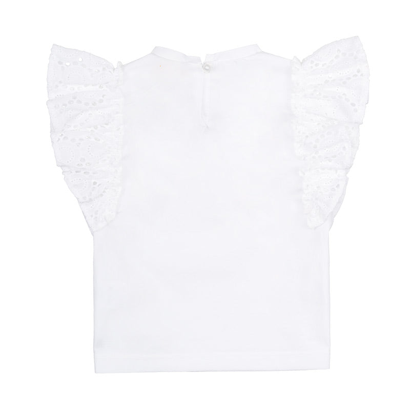 nanan-t-shirt-bianca-con-frappe-maniche-neonato image 2