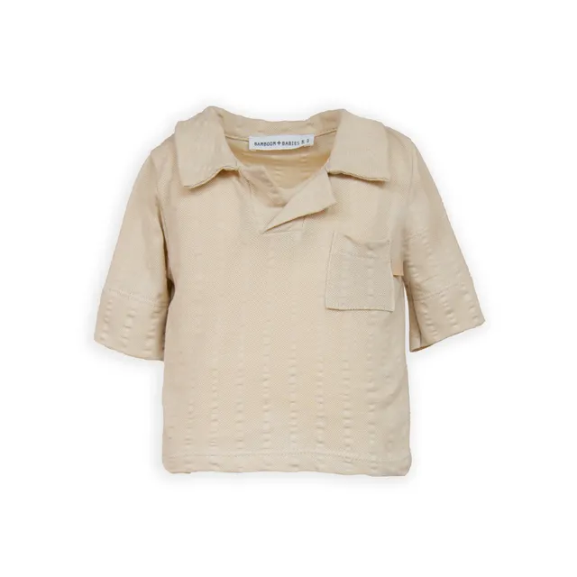 bamboom-polo-manica-corta-bimbo-sand-10 image 1
