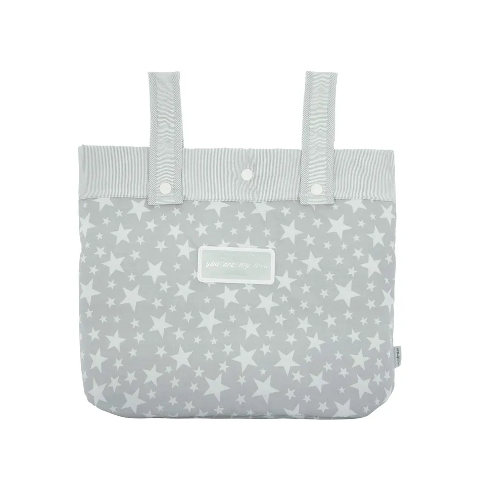 cambrass-35493-borsa-passeggino-star-gray-17x40x34-cm image 1