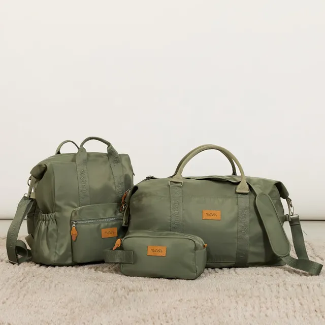 nanan-zaino-mamma-verde-in-nylon image 1