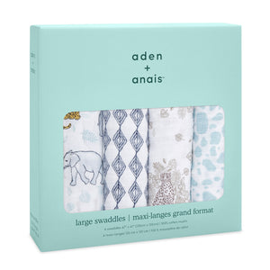 aden-anais-boutique-jungle-baby-mussola-cotone-swaddle-4-pezzi image 6