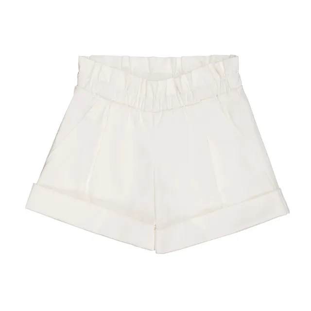 nanan-shorts-bianchi-in-cotone-con-frappa-e-tasche image 1