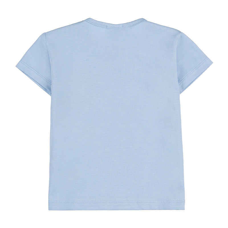 nanan-t-shirt-azzurra-mezza-manica-con-tartaruga image 2